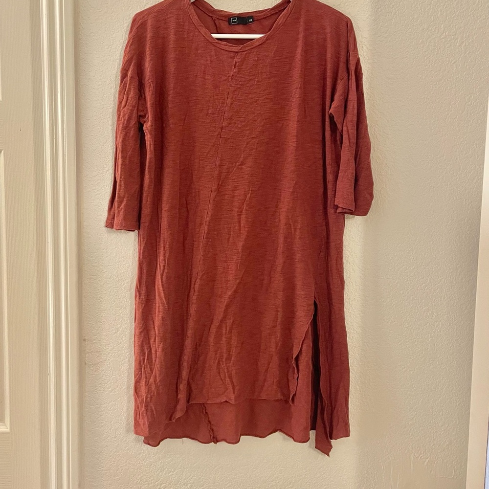 Rust Red Tunic Dress